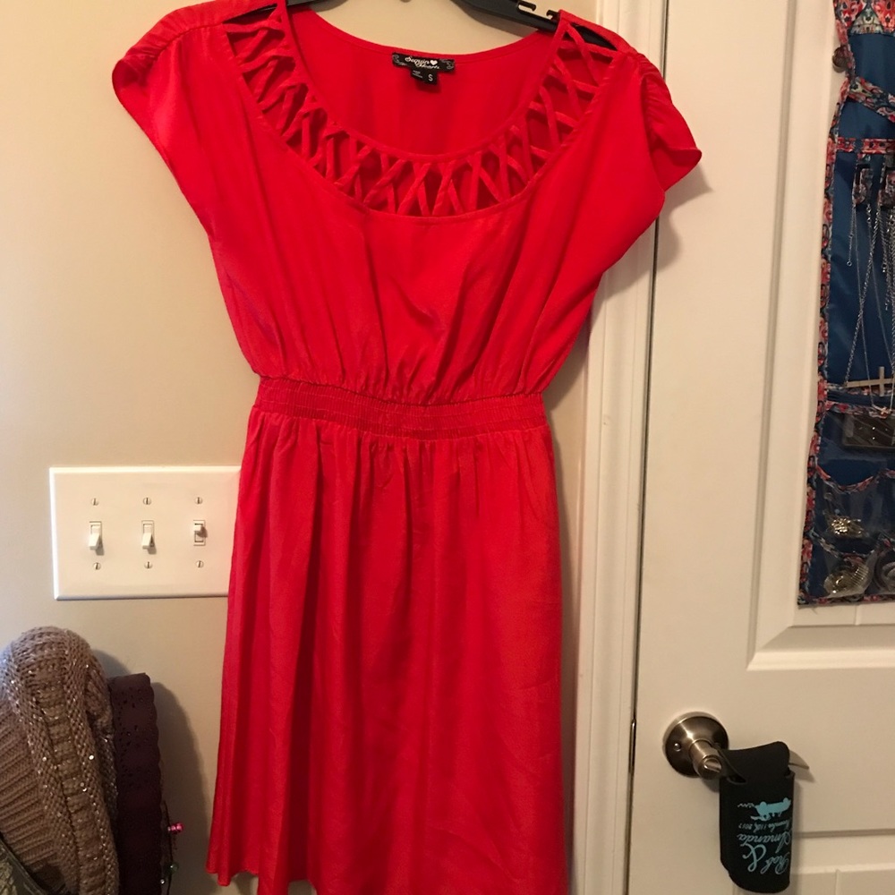 Red dress